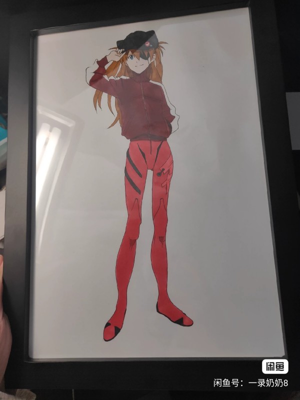 YiLu's EVA Asuka Langley Soryu Hot Sexy Hand drawing with marker